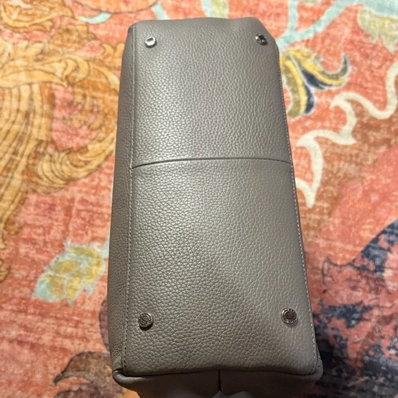 Karl Lagerfeld Charcoal Chevron Shoulder Bag - Picture 4 of 4